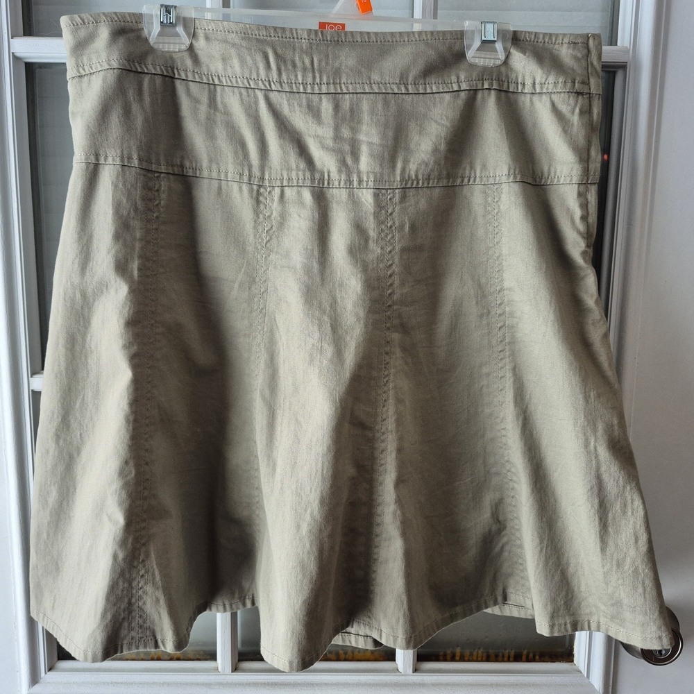 RW&CO Tan A-Line Skirt - Picture 1 of 3